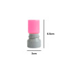 Custom Coloured Round Stamps Size